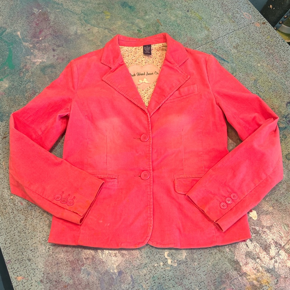 Rustic Pink Corduroy Jacket - Picture 2 of 13
